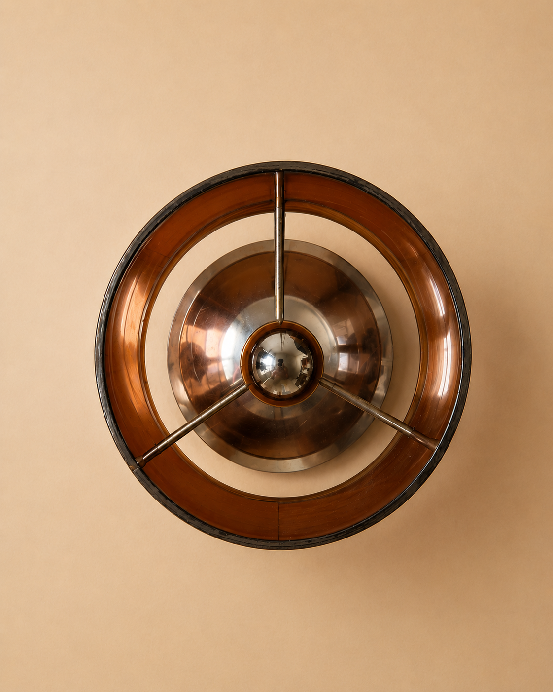 Paire d'appliques en plexiglas et métal — Philippe Rogier, années 1970