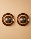 Paire d'appliques en plexiglas et métal — Philippe Rogier, années 1970