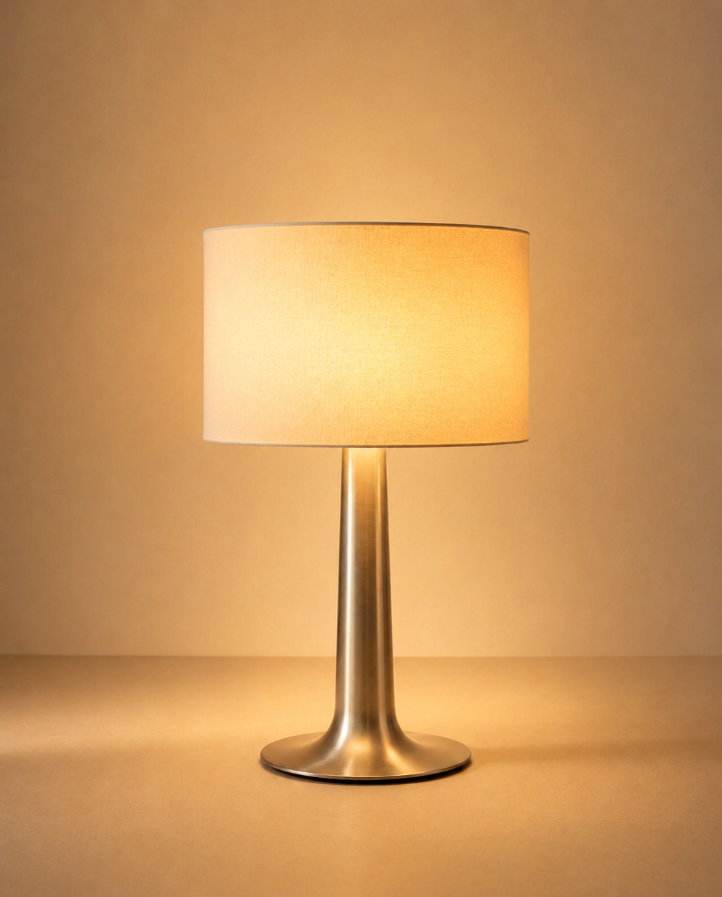 Lampe de table en aluminium brossé — RAAK, années 1970